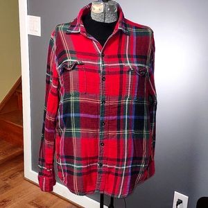 🎉Host Pick🎉 Women's plaid front button blouse